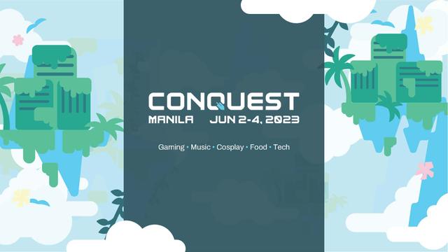 Image of Quit being an NPC and come game side-to-side with your favorite content creators at CONQuest 2023!